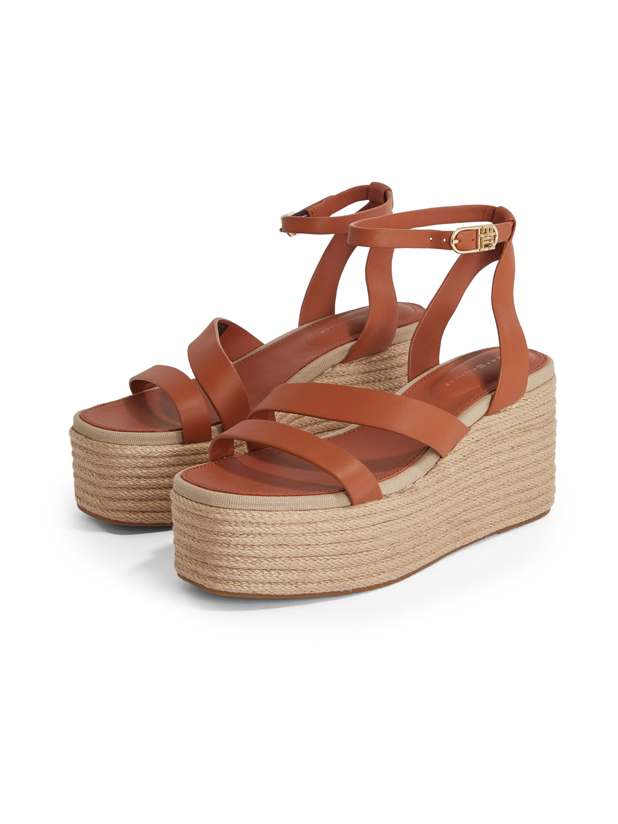 Sandales à lanières TOMMY HILFIGER en marron