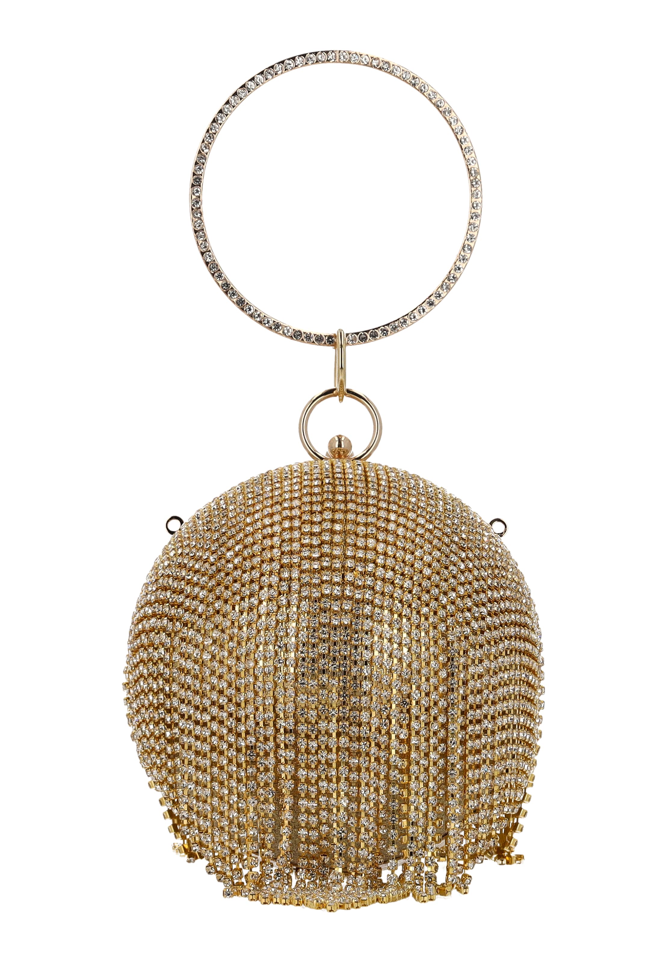 Pochette faina en or : devant