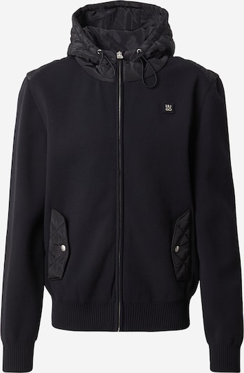 HUGO Casaco de malha 'Sylon' em preto, Vista do artigo