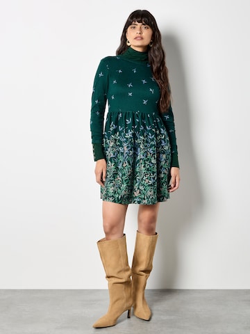 Apricot Dress in Green