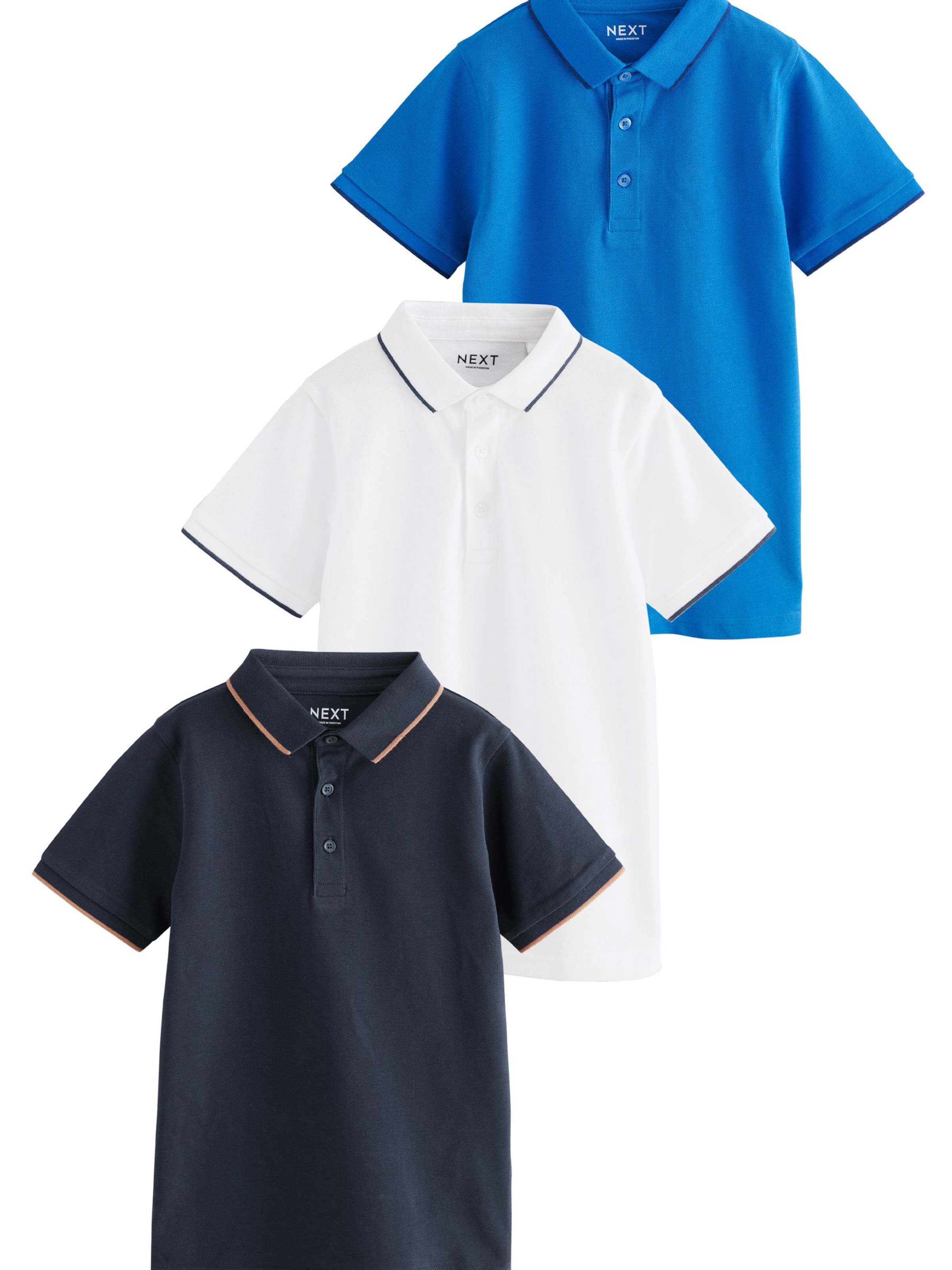 Next Shirts '3er-Pack' i blå: forside