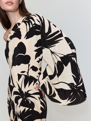 MANGO Kleid 'PALM' in Beige