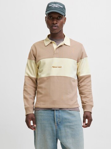 Felpa 'JORNorrebro' di JACK & JONES in marrone: frontale