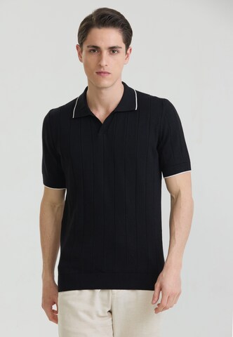 T-Shirt Felix Hardy en noir : devant