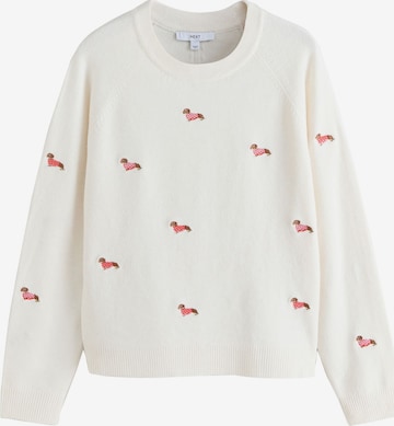 Next Pulóver - bézs: elől