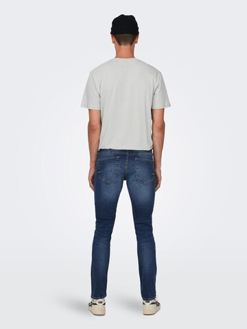 Skinny Jeans 'Loom' de la Only & Sons pe albastru