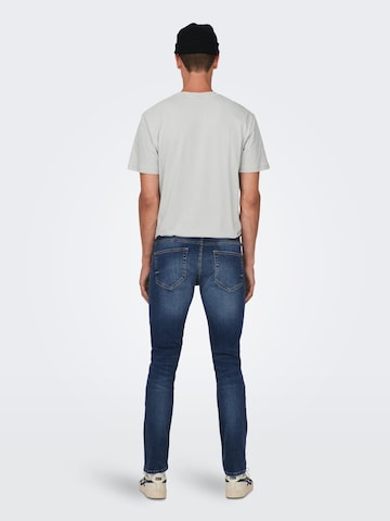 Only & Sons Skinny Jeans 'Loom' i blå