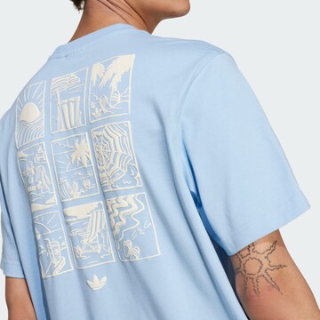 ADIDAS ORIGINALS T-Shirt '80s Beach Day' in Blau