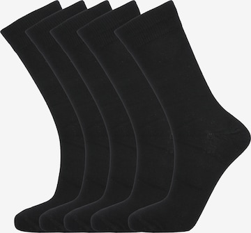 Virtus Athletic Socks 'Rocktow' in Black: front