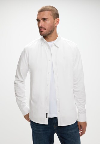 Street One MEN Regular fit Button Up Shirt in White: front