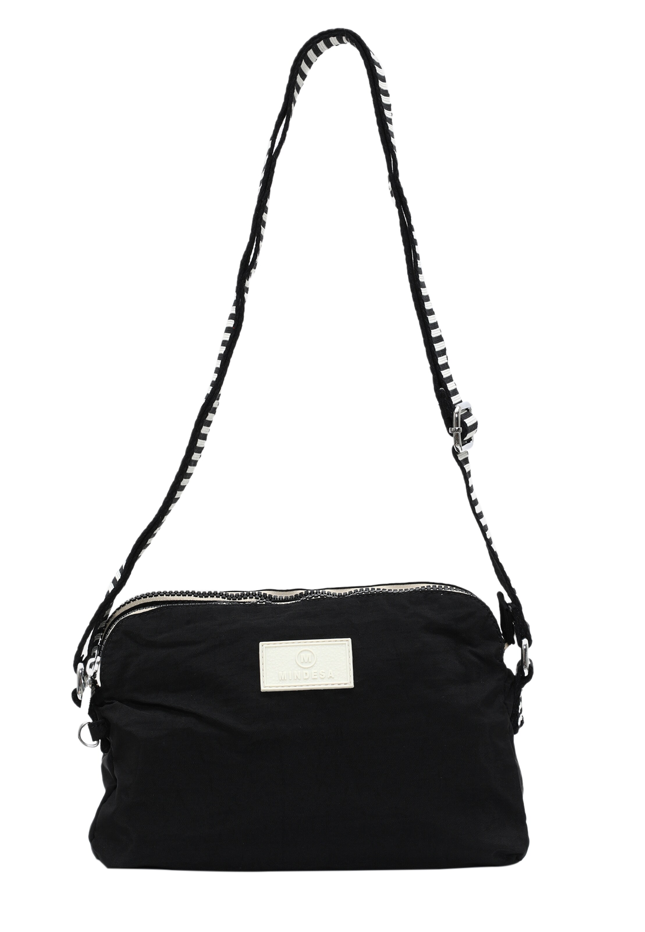 Mindesa Schoudertas in Zwart: voorkant