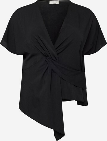 Camicia da donna 'Felicia' di Guido Maria Kretschmer Curvy in nero: frontale