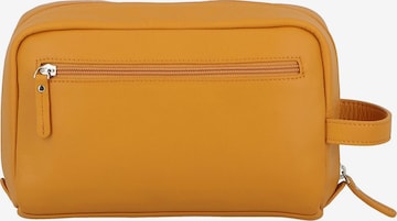 Jump Toiletry Bag 'Uppsala Cuir' in Yellow