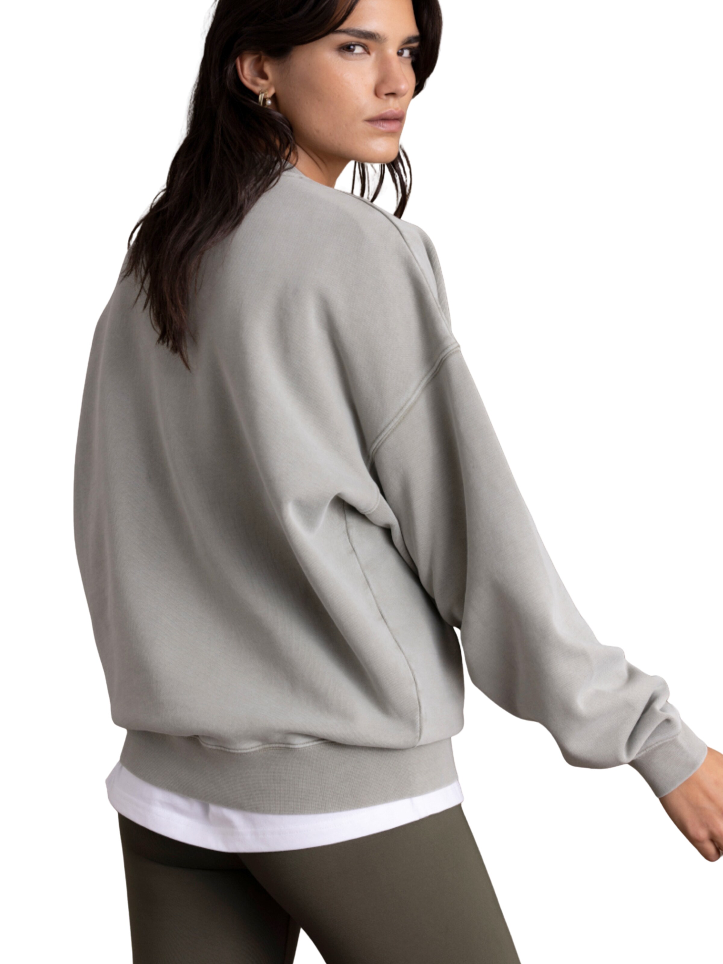 Hey Honey Sweatshirt 'Academie'‌‌‌‌ in Grau