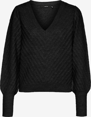 VERO MODA Sweater 'STINNA' in Black: front