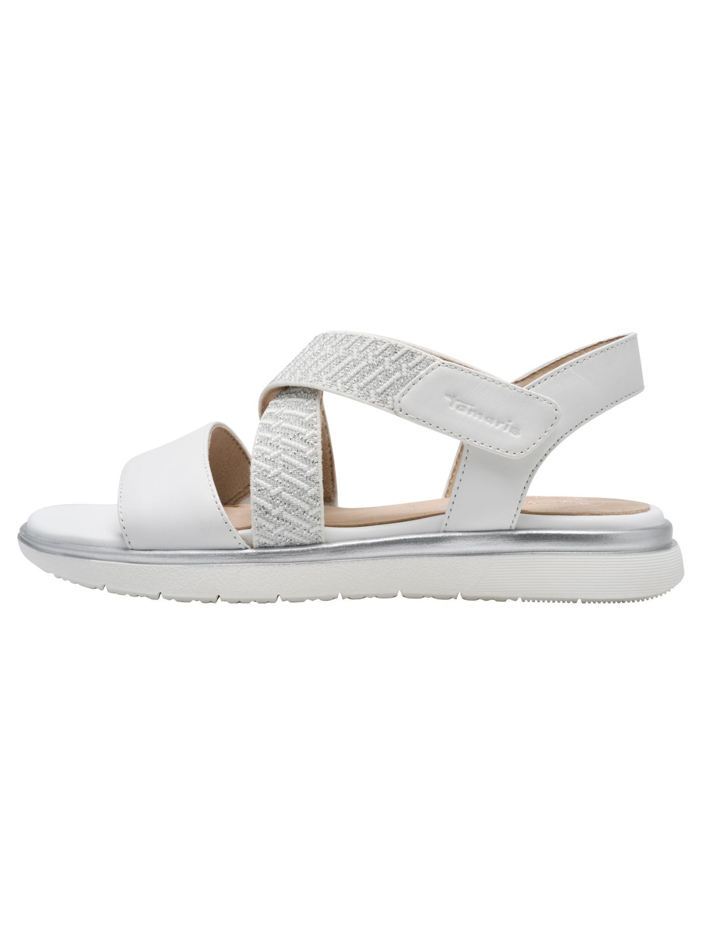 Sandales 'Comfort' Tamaris en blanc