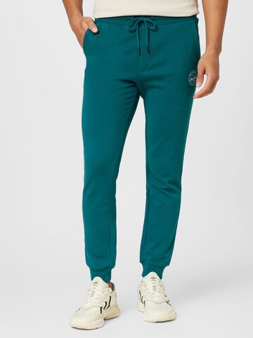 JACK & JONES Конический (Tapered) Штаны 'GORDON' в Зеленый: спереди