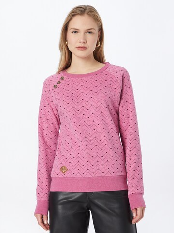 Ragwear Sweatshirt 'DARRIA' in Rood: voorkant