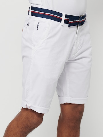 KOROSHI Slim fit Trousers in White