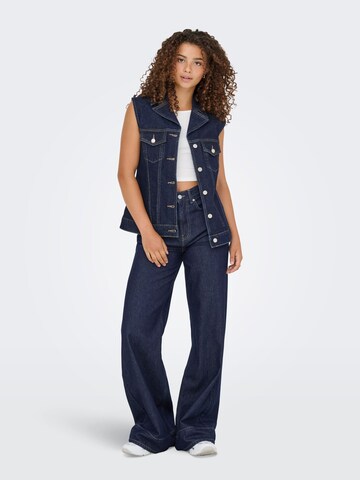 Gilet 'ONLJoana' ONLY en bleu