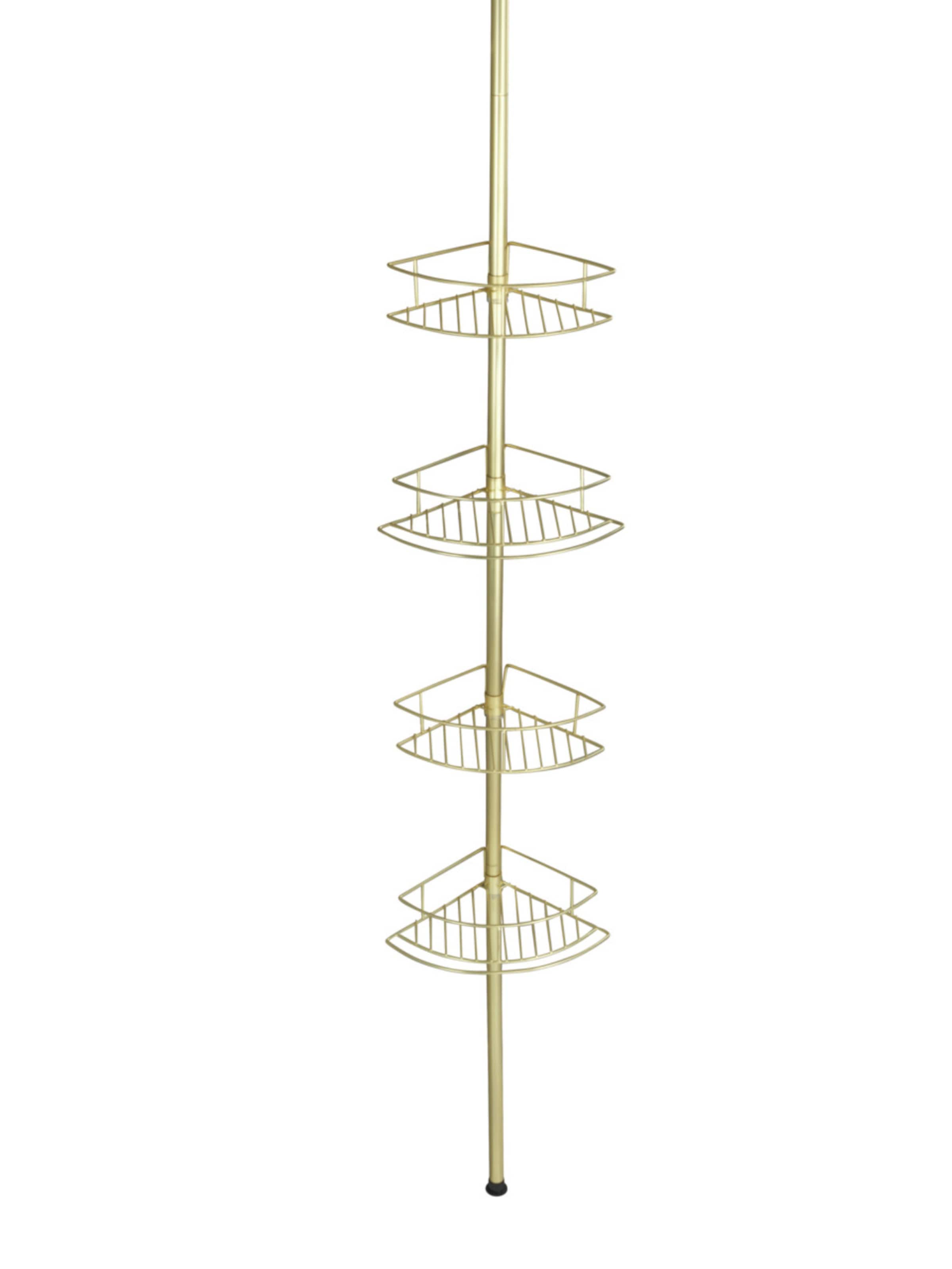 Wenko Teleskop-Duschregal 'Dolcedo' in Gold: Vorderseite
