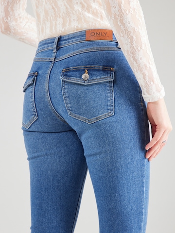 ONLY Slimfit Jeans 'DAISY' in Blauw