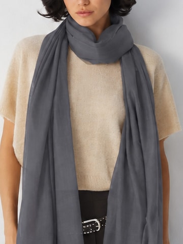 Écharpe SILK & CASHMERE en gris