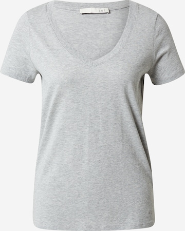 OUI T-Shirt 'Carli' in Grau: predná strana