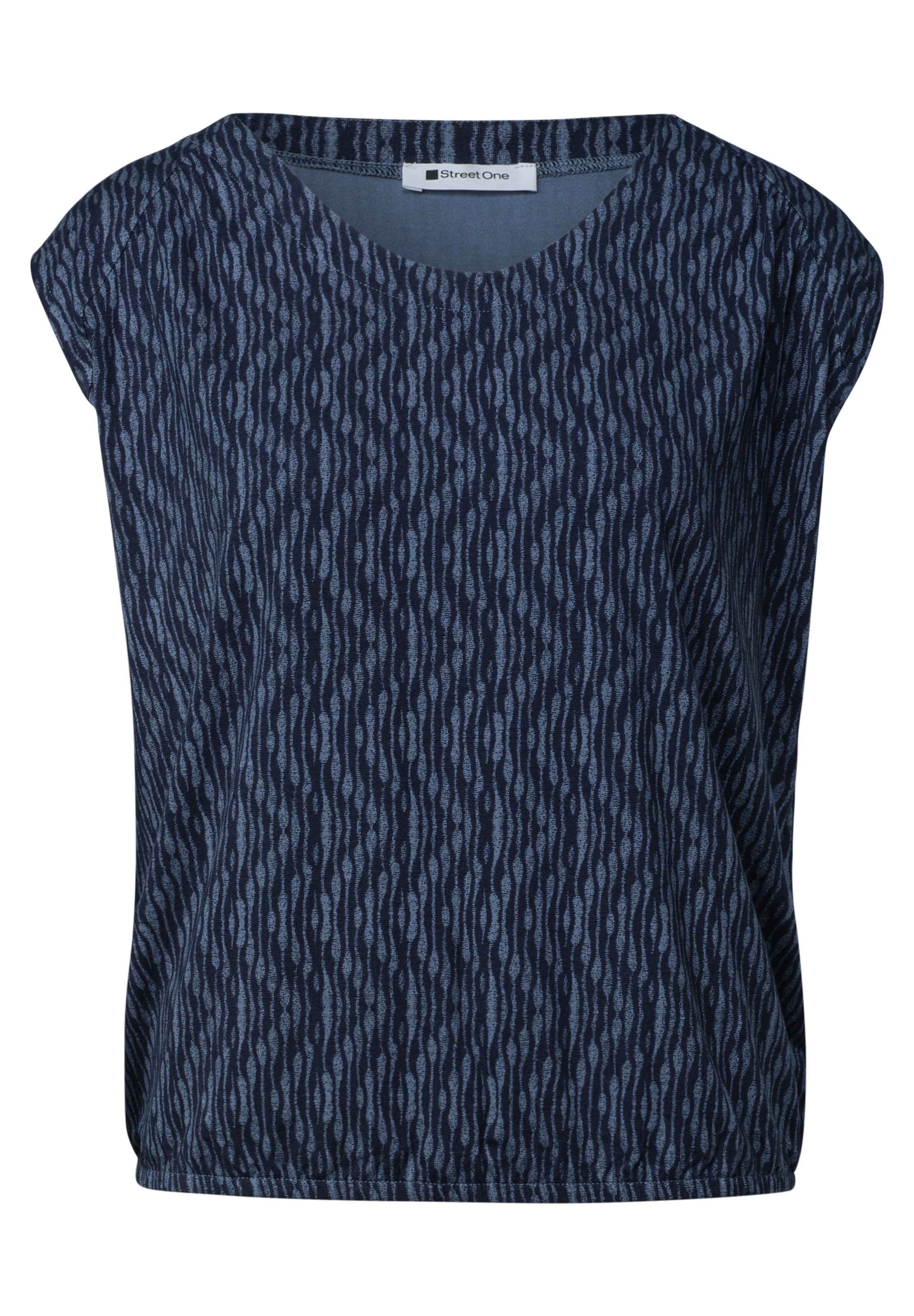 STREET ONE Top in Blau: Vorderseite