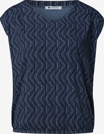 STREET ONE Top in Blau: Vorderseite