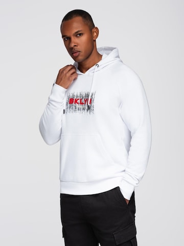 Ombre Sweatshirt in White