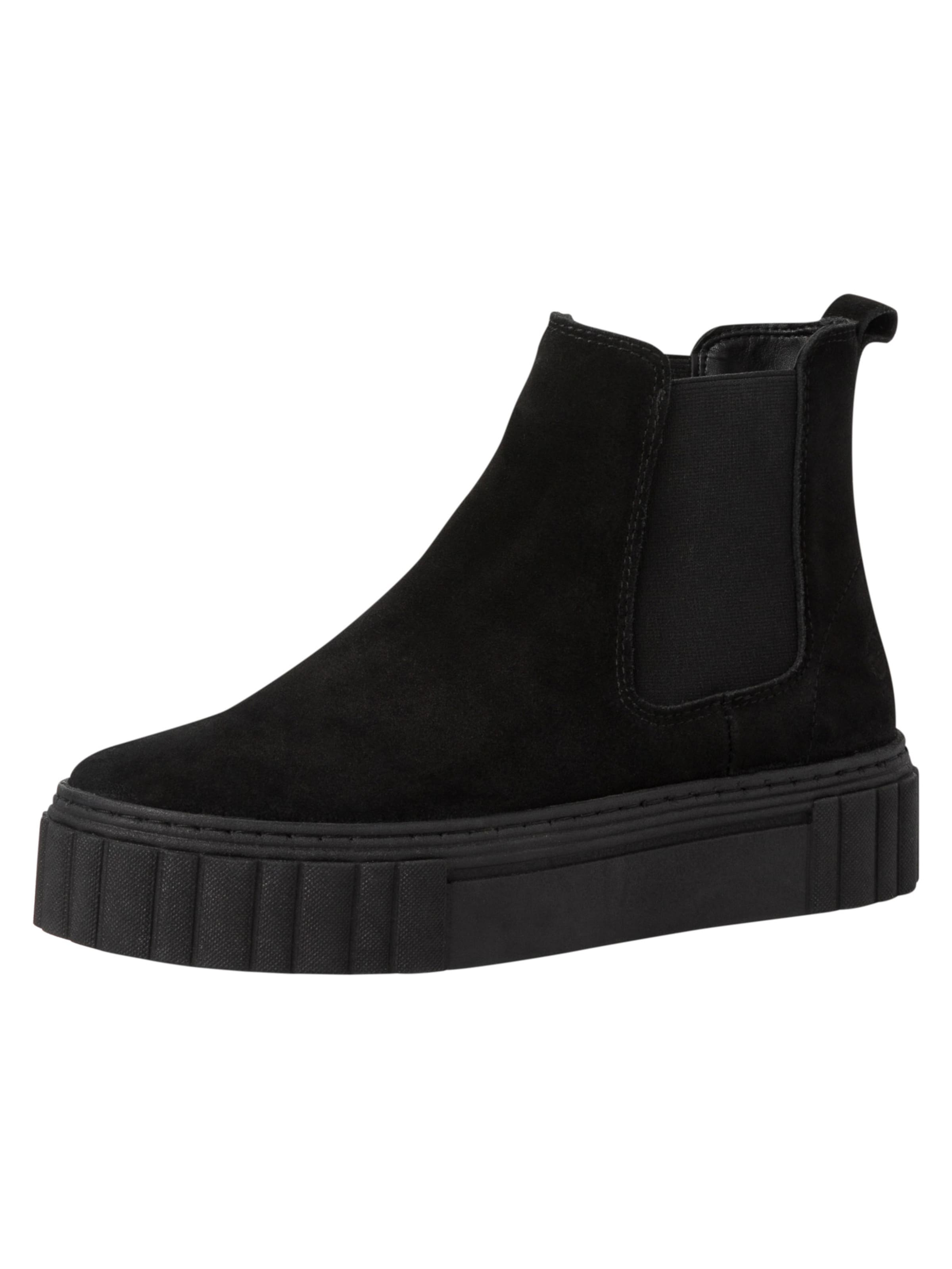 Chelsea Boots Tamaris en noir : devant