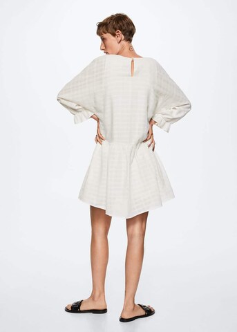 Robe 'Bruna' MANGO en blanc