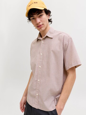 JACK & JONES Comfort Fit Hemd in Rot