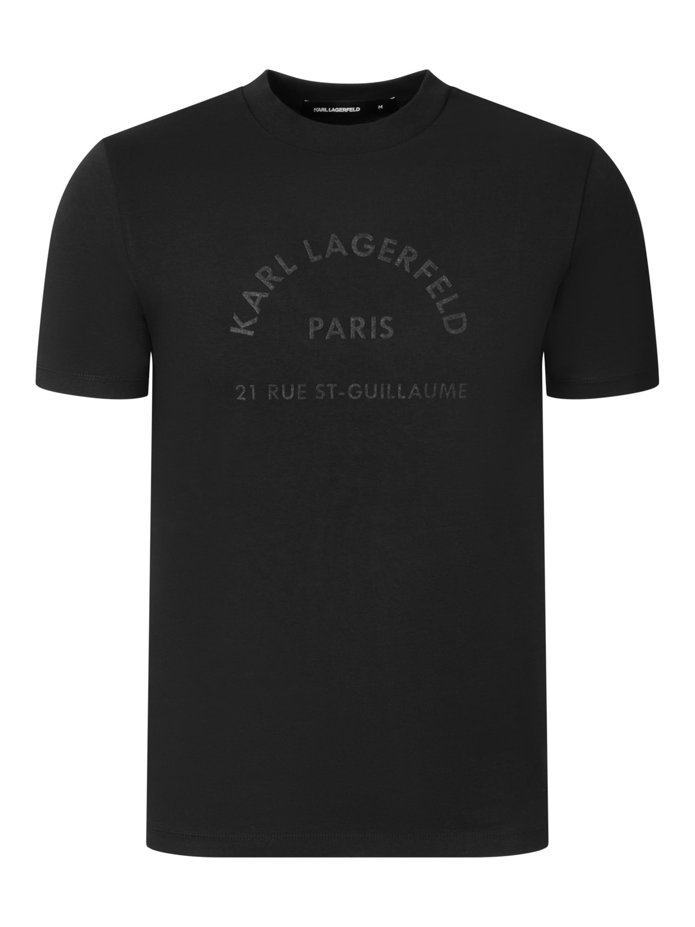 Karl Lagerfeld Shirt in Black: front