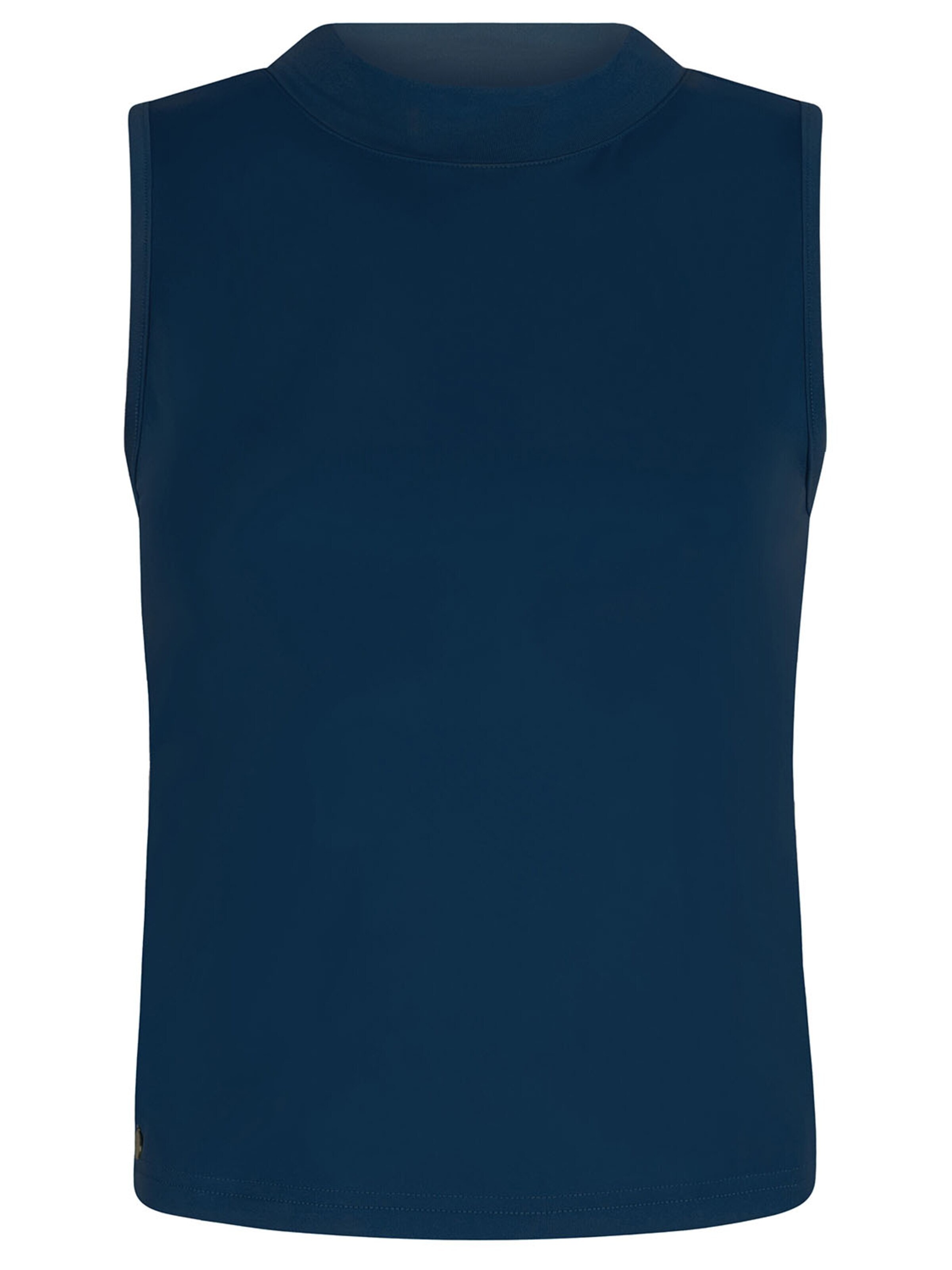 Chic by Lirette Top 'Crop top halter Natural' in Blauw: voorkant