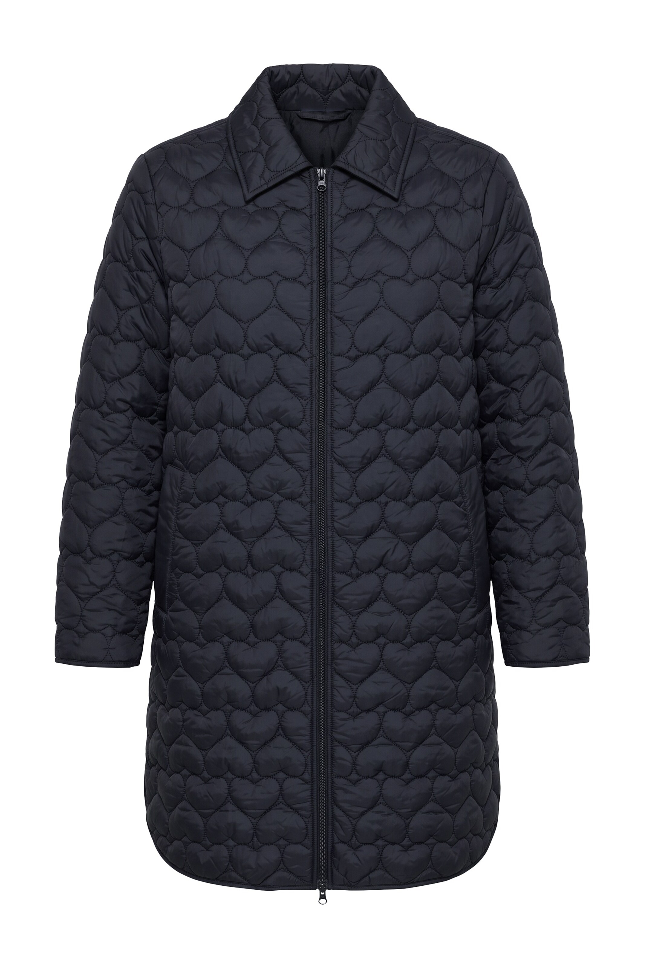 Studio Untold Between-seasons coat in Black: front