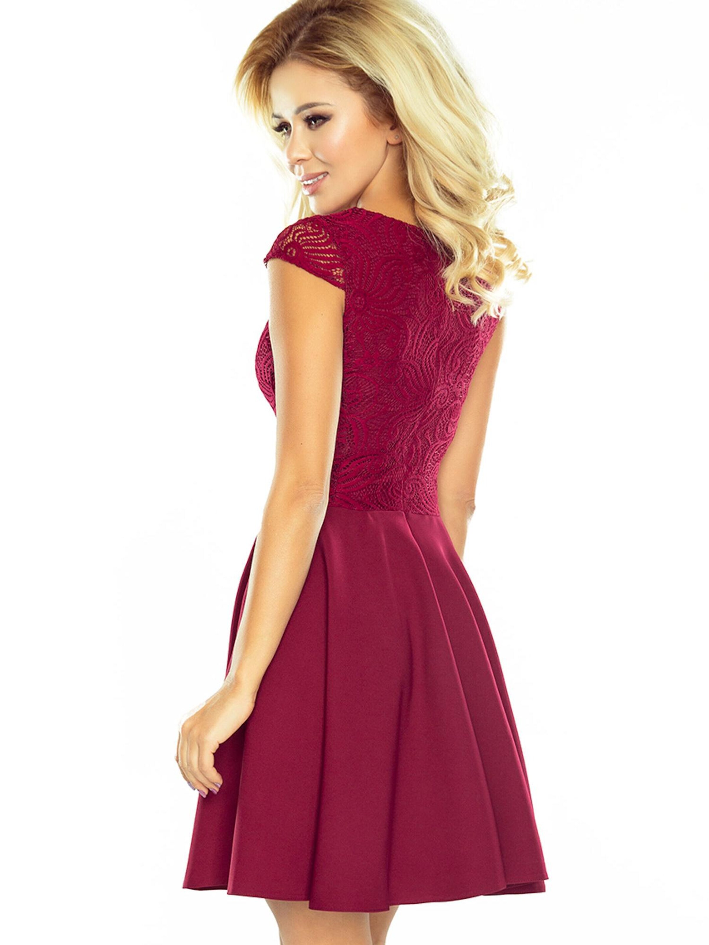 Numoco Cocktail Dress 'Marta' in Red