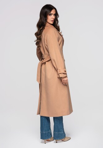 Manteau mi-saison Ombre en marron