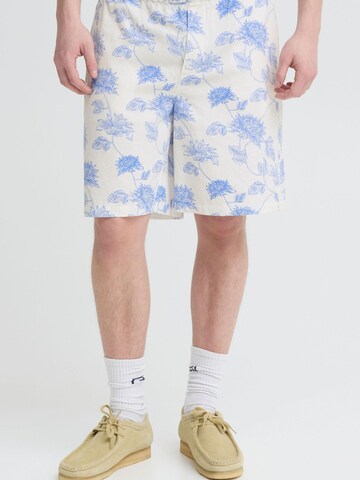 Casual Friday Loose fit Chino trousers ' CFJØsson Floral ' in Blue