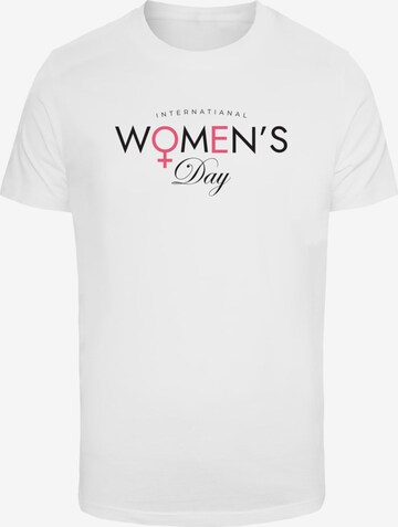 Maglietta 'WD - International Women's Day' di Merchcode in bianco: frontale