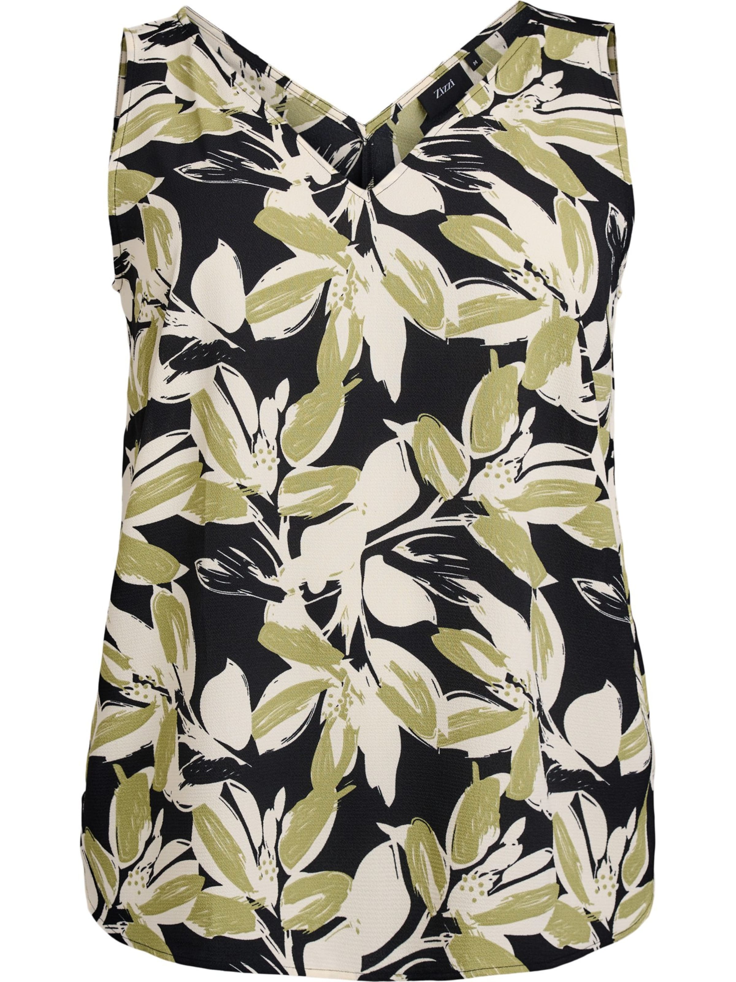 Zizzi - Camiseta &#x27;Caanni&#x27; en negro: frente