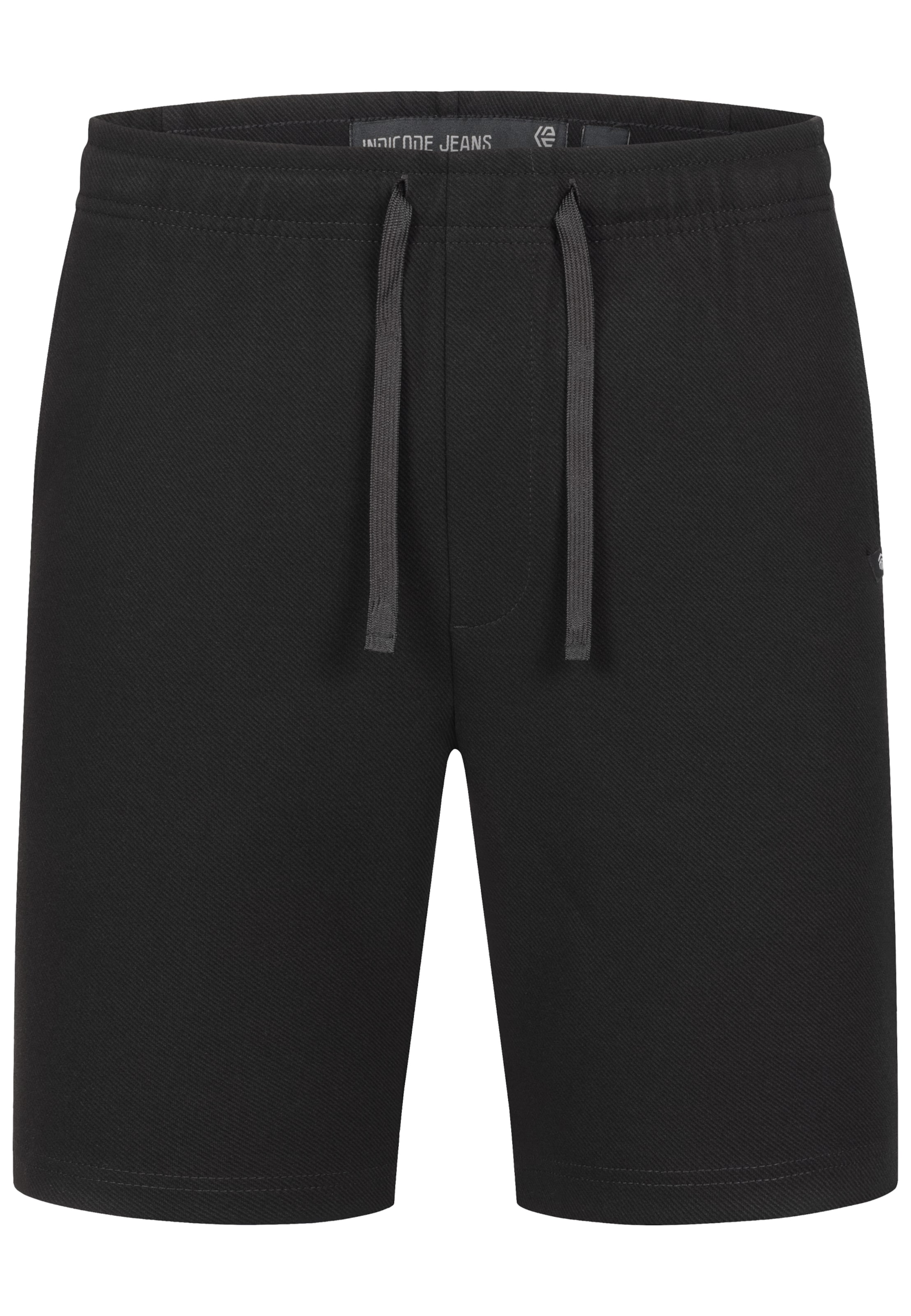 INDICODE JEANS Chino Pants 'INCowell' in Black: front