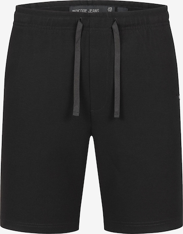 INDICODE JEANS Shorts 'INCowell' in Schwarz: Vorderseite