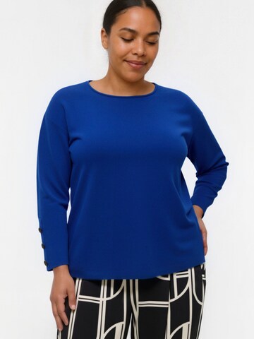 Vero Moda Curve Pullover 'GOLD' i blå