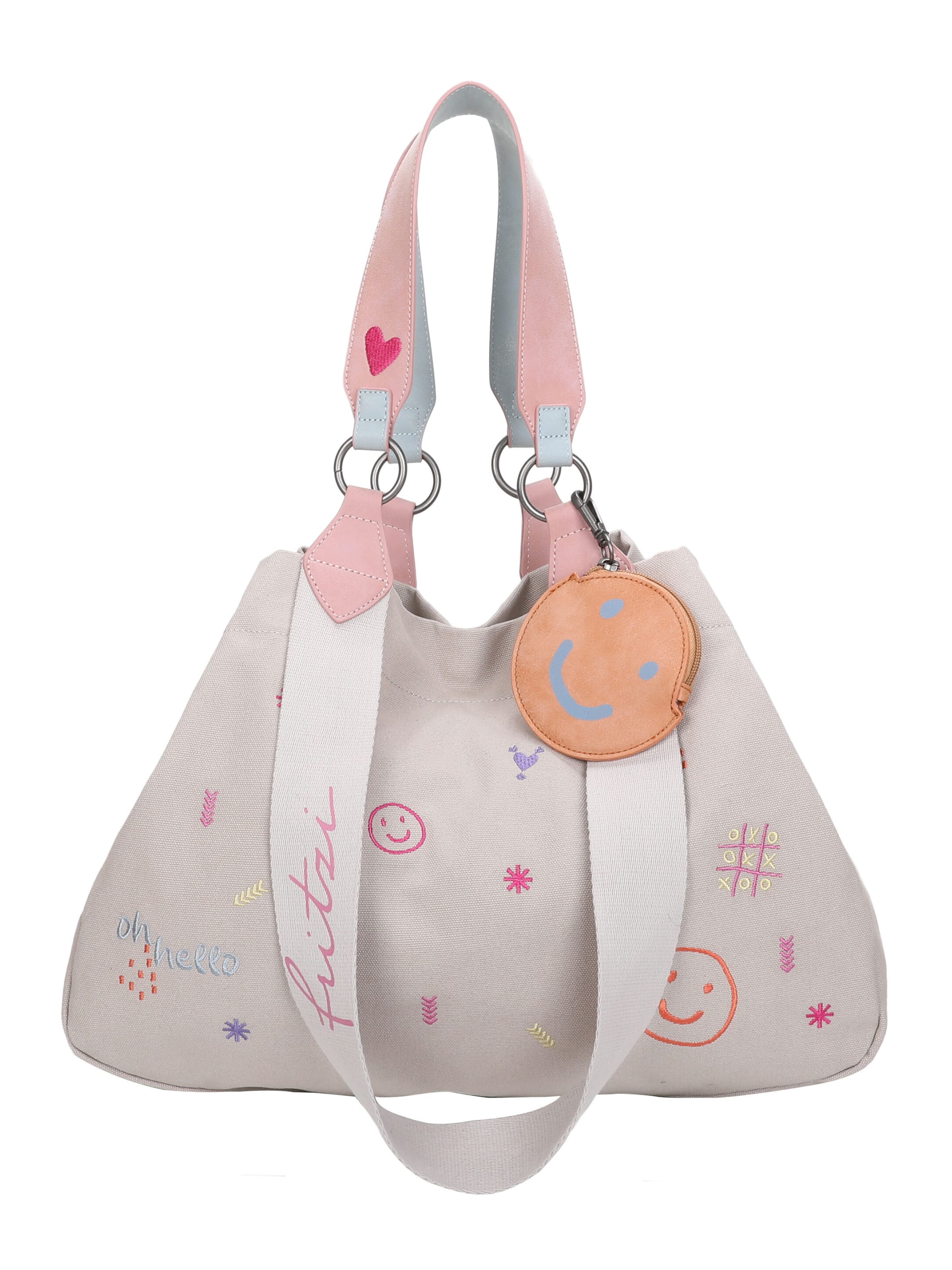 Fritzi aus Preußen Shopper 'Izzy Medium Limited Embro Fun' in Beige: front