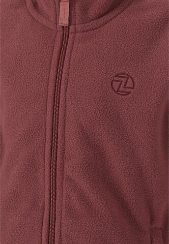 ZigZag Fleece jas 'Zap' in Rood