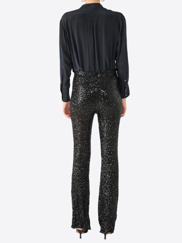 No Matter What Bootcut Hose in Schwarz