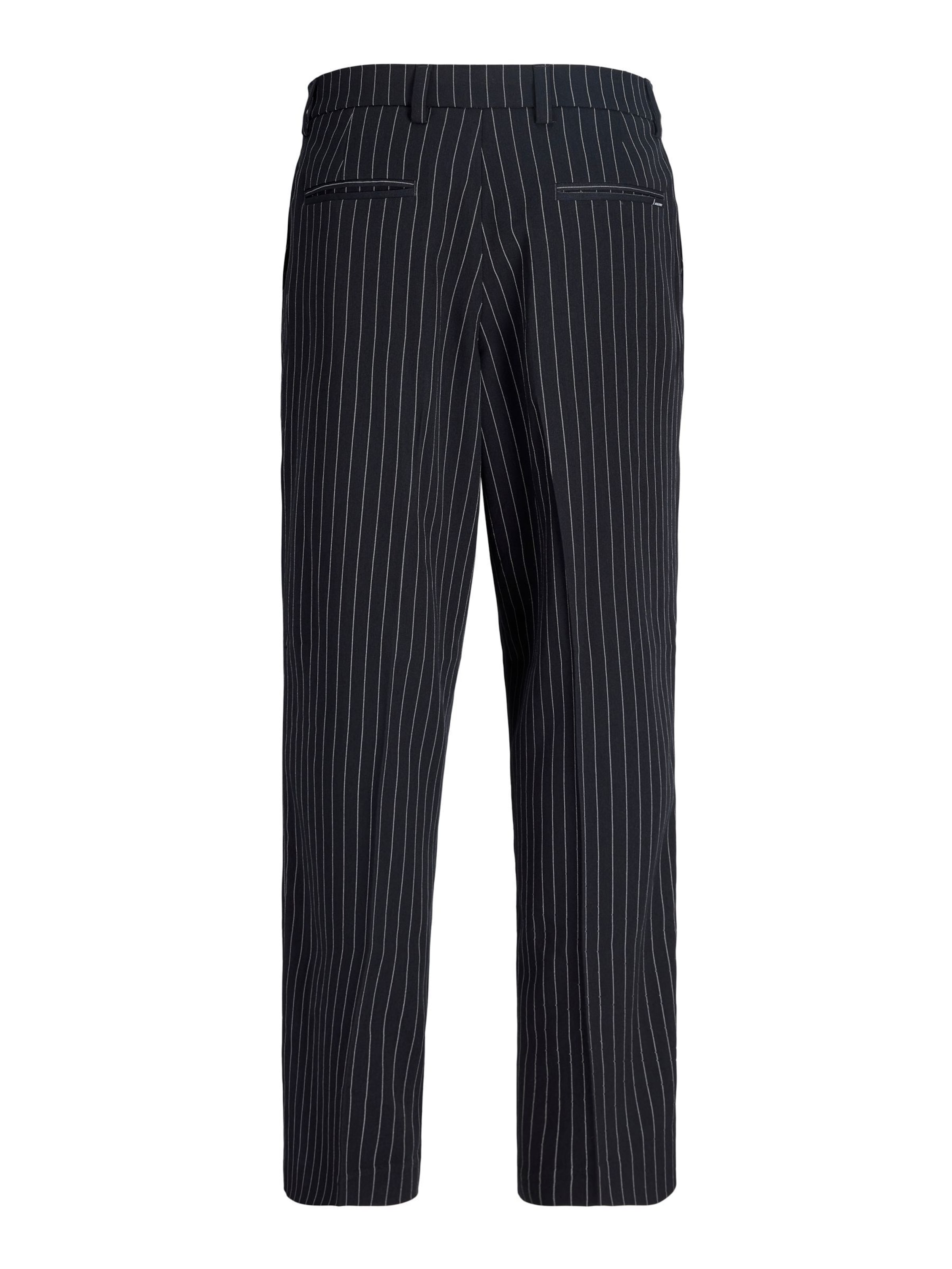 JACK & JONES Wide Leg Lærredsbukser 'JPSTBill' i blå