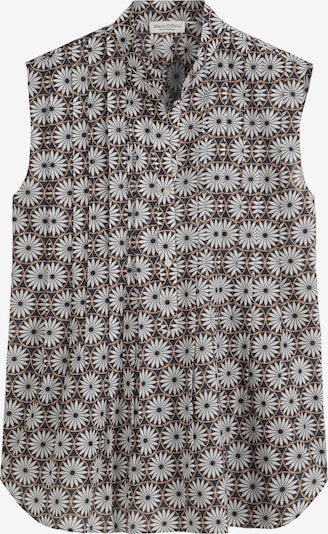 Marc O'Polo Bluza u smeđa / antracit siva / bijela, Pregled proizvoda